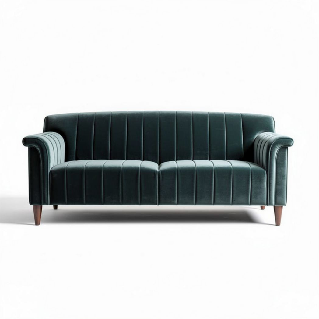 Sofa z weluru do użytku w salonie - 180 x 80 x 85cm